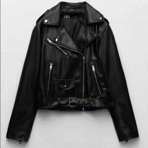 Zara Faux Leather Jacket